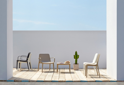 Стул пластиковый Scab Design Ginevra стеклопластик лен Фото 7