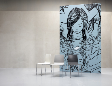 Стул пластиковый Scab Design Alice сталь, технополимер хром, лен Фото 8