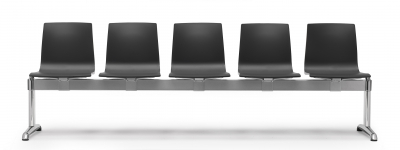 Система с пятью сиденьями Scab Design Alice Bench сталь, алюминий, технополимер антрацит Фото 3