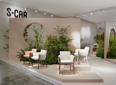 Кресло металлическое c подушками Scab Design Brezza сталь, акрил мокко, красный Фото 14