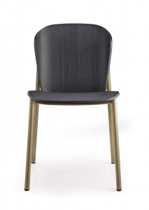 Стул деревянный Scab Design Finn Metal Wood сталь, ясень винтажная бронза, черный ясень Фото 5