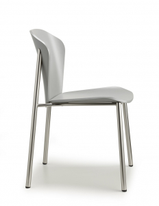 Стул деревянный Scab Design Finn Metal Wood сталь, бук матовый никель, матовый серый бук Фото 5