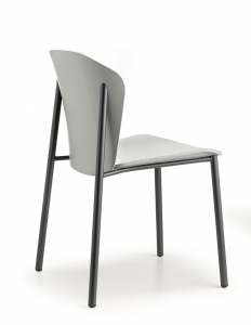 Стул деревянный Scab Design Finn Metal Wood сталь, ясень антрацит, белый ясень Фото 5