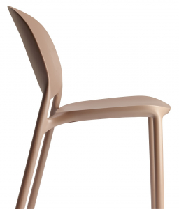 Стул пластиковый Scab Design Hug Go Green технополимер карамельный Фото 9