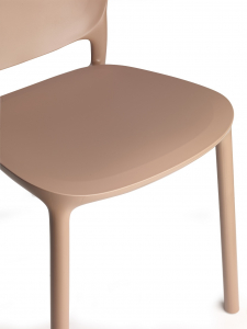 Стул пластиковый Scab Design Hug Go Green технополимер карамельный Фото 10