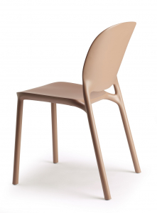 Стул пластиковый Scab Design Hug Go Green технополимер карамельный Фото 8