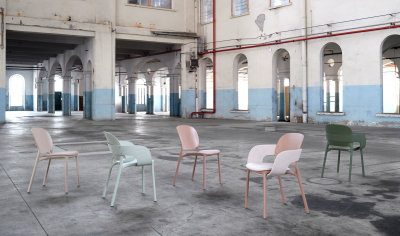 Комплект пластиковых стульев Scab Design Hug Go Green Set 2 технополимер тортора Фото 19