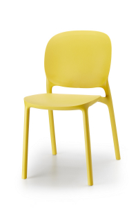 Стул пластиковый Scab Design Hug Go Green технополимер горчичный Фото 4