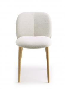 Стул с обивкой Scab Design Natural Mentha Pop дуб, технополимер, ткань натуральный дуб, слоновая кость Фото 4