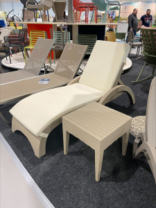 Комплект плетеных шезлонгов Siesta Contract GS 1009 (Fiji) Set 2 стеклопластик бежевый Фото 10