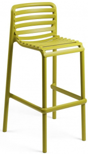 Комплект пластиковых барных стульев Nardi Doga Stool Set 4 стеклопластик грушевый Фото 5