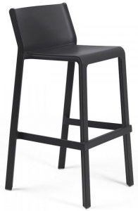 Комплект пластиковых барных стульев Nardi Trill Stool Set 4 стеклопластик антрацит Фото 5