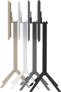 Комплект пластиковых барных складных столов Siesta Contract Sky Folding Bar Table 60 Set 2 сталь, пластик темно-серый Фото 15