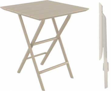 Стол пластиковый складной Siesta Contract Helen Folding Table 60 пластик бежевый Фото 1
