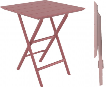 Стол пластиковый складной Siesta Contract Helen Folding Table 60 пластик марсала Фото 1