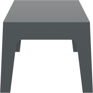 Столик пластиковый журнальный Siesta Contract Box Table полипропилен темно-серый Фото 7