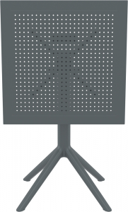 Комплект столов пластиковых складных Siesta Contract Sky Folding Table 60 Set 2 сталь, пластик темно-серый Фото 11