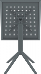 Комплект столов пластиковых складных Siesta Contract Sky Folding Table 60 Set 2 сталь, пластик темно-серый Фото 10