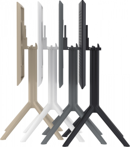 Комплект столов пластиковых складных Siesta Contract Sky Folding Table 60 Set 2 сталь, пластик темно-серый Фото 13