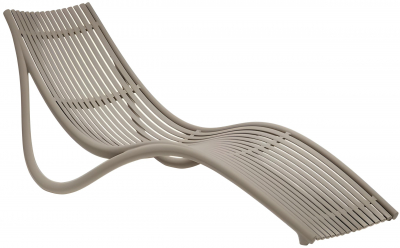 Лежак пластиковый Vondom Ibiza Basic полипропилен, стекловолокно тортора Фото 4