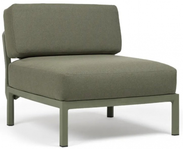 Диван пластиковый с подушками Nardi Maximo 3 стеклопластик, Sunbrella кактус, тимьян Фото 7