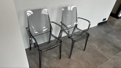 Кресло прозрачное Scab Design Vanity поликарбонат дымчатый Фото 7