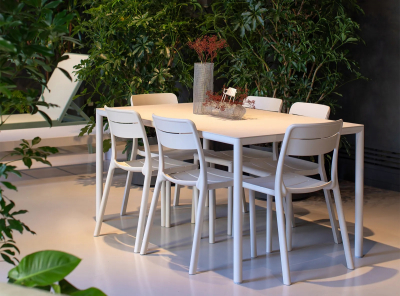 Стул пластиковый Nardi Cassia Bistrot стеклопластик бежевый Фото 4