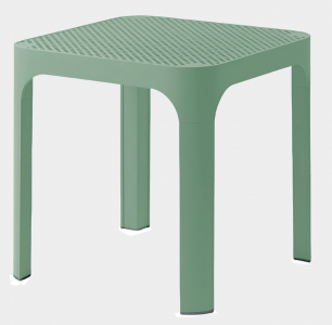 Столик пластиковый журнальный Nardi Net Table 40 стеклопластик мятный Фото 1