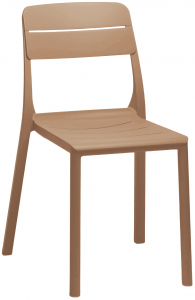 Стул пластиковый Nardi Cassia Bistrot стеклопластик капучино Фото 1