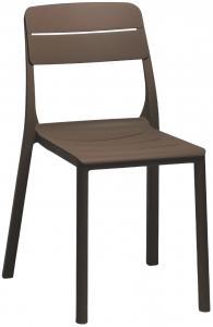 Стул пластиковый Nardi Cassia Bistrot стеклопластик табак Фото 1