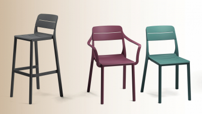Стул пластиковый барный Nardi Cassia Stool стеклопластик антрацит Фото 4