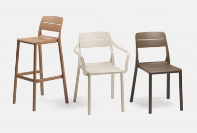 Стул пластиковый барный Nardi Cassia Stool стеклопластик антрацит Фото 5
