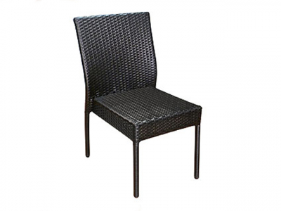 Кресло плетеное GARDA искусственный ротанг черный Фото 4