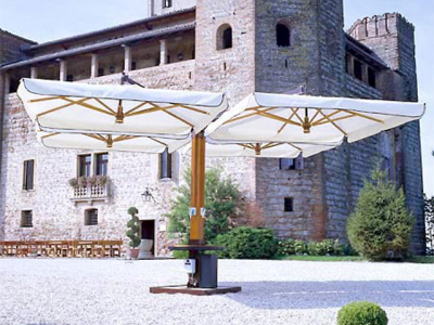 Профессиональный четырехкупольный зонт Giardini Veneti акрил Фото 1