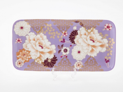 Поднос Maxwell Williams Kimono фарфор лиловый Фото 1