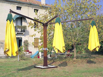 Профессиональный трехкупольный зонт Giardini Veneti акрил Фото 2
