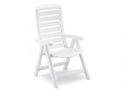 Кресло пластиковое SCAB GIARDINO Cleopatra armchair пластик белый Фото 1
