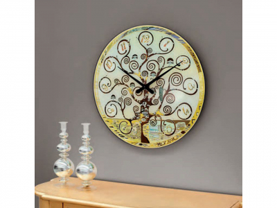 Настенные часы круглые Tonin Casa стекло Фото 1