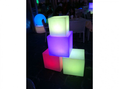 Светильник декоративный G-Luciana Cube-L полиэтилен матовый белый Фото 3