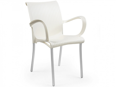 Кресло пластиковое Nardi Dama пластик, алюминий слоновая кость Фото 1