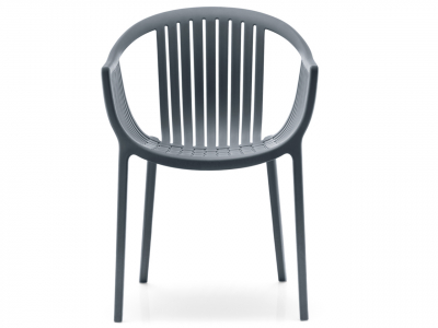 Кресло пластиковое PEDRALI Tatami стеклопластик серый Фото 6