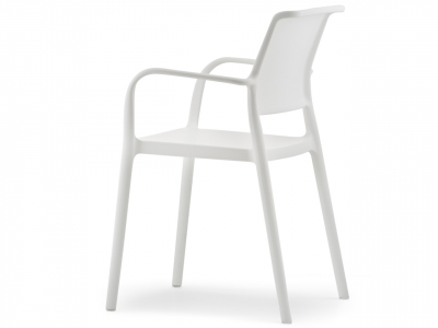 Кресло пластиковое PEDRALI Ara стеклопластик белый Фото 7