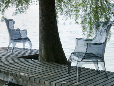 Кресло прозрачное PEDRALI Pasha пластик серый Фото 10