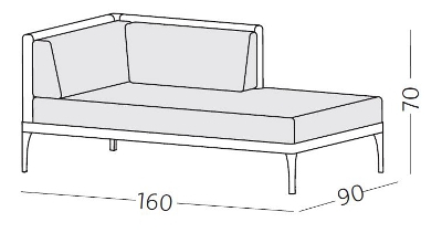 Комплект плетеной мебели с подушками Ethimo Infinity алюминий, Lightwick серый Фото 3