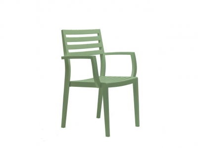 Кресло деревянное Ethimo Stella тик зеленый Фото 1