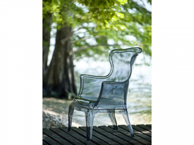 Кресло прозрачное PEDRALI Pasha пластик серый Фото 11