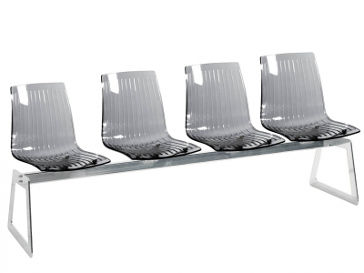 Система с четырьмя сиденьями PAPATYA X-Treme Bench сталь, поликарбонат Фото 5