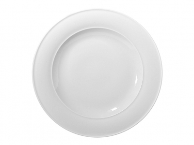 Тарелка фарфоровая широкая Ancap Belem фарфор белый Фото 1