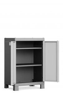 Шкаф пластиковый KIS Logico пластик серый, черный Фото 5