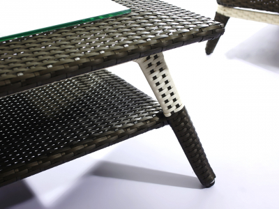 Комплект мебели Tagliamento Tandem алюминий, искусственный ротанг кофе Фото 4